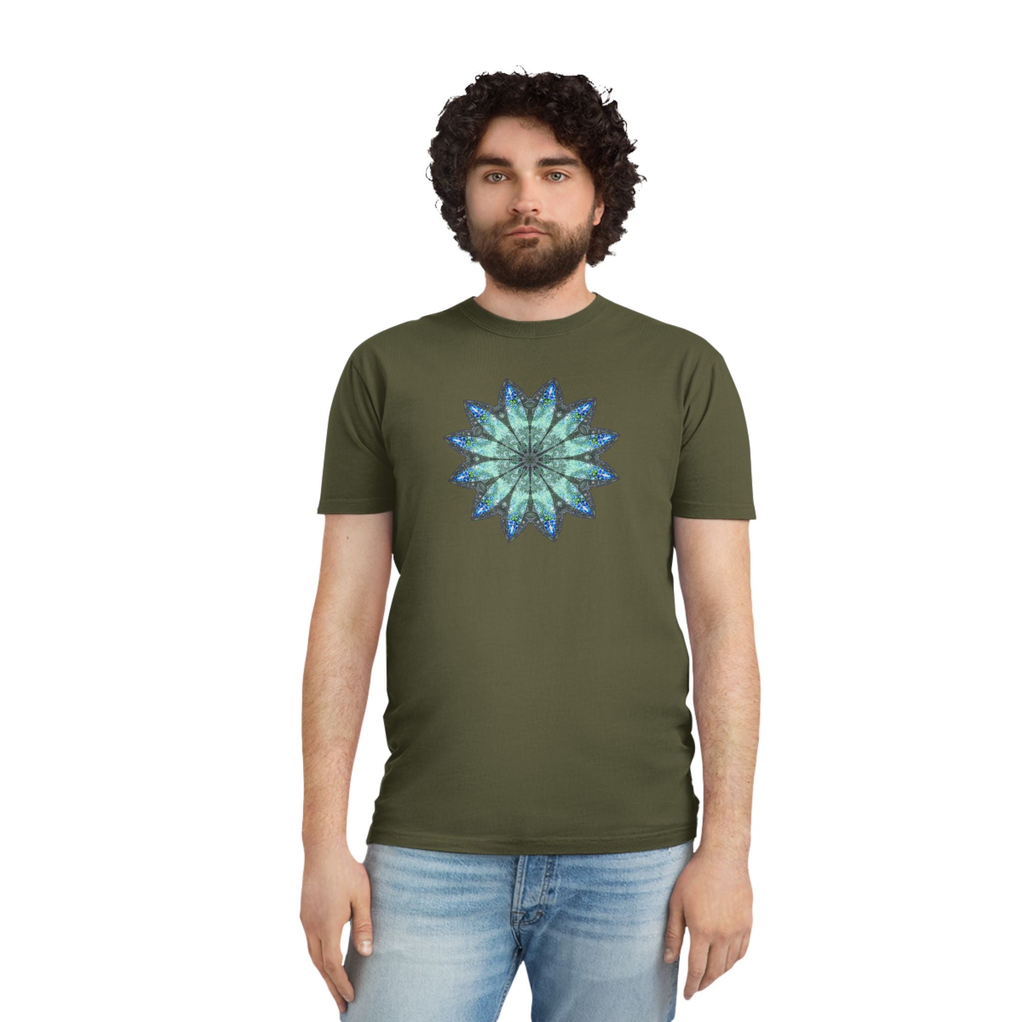 Unisex Faded Shirt - Love Light Mandalas No.20