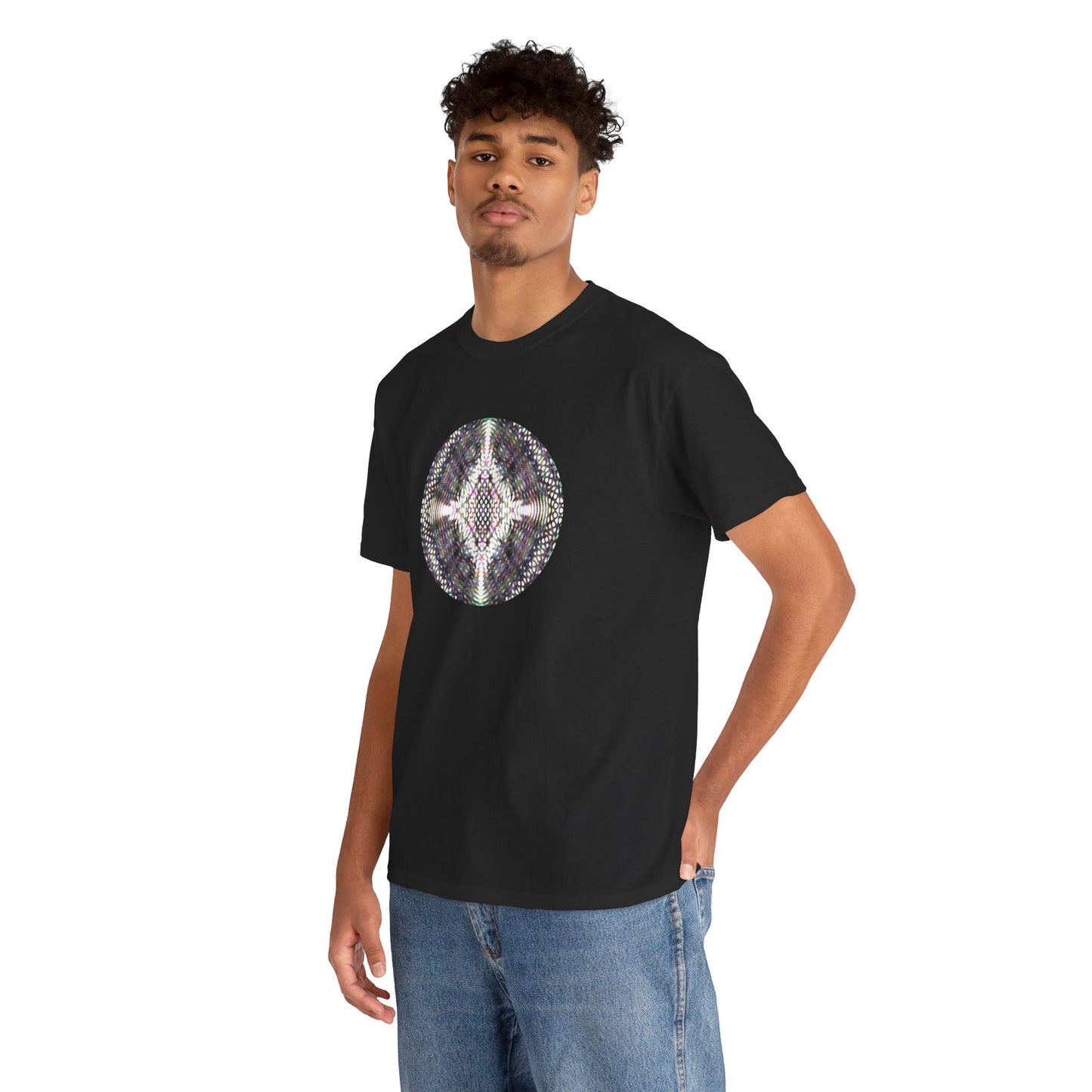 Unisex Heavy Cotton Tee - DMT Scribe Spheres No.8