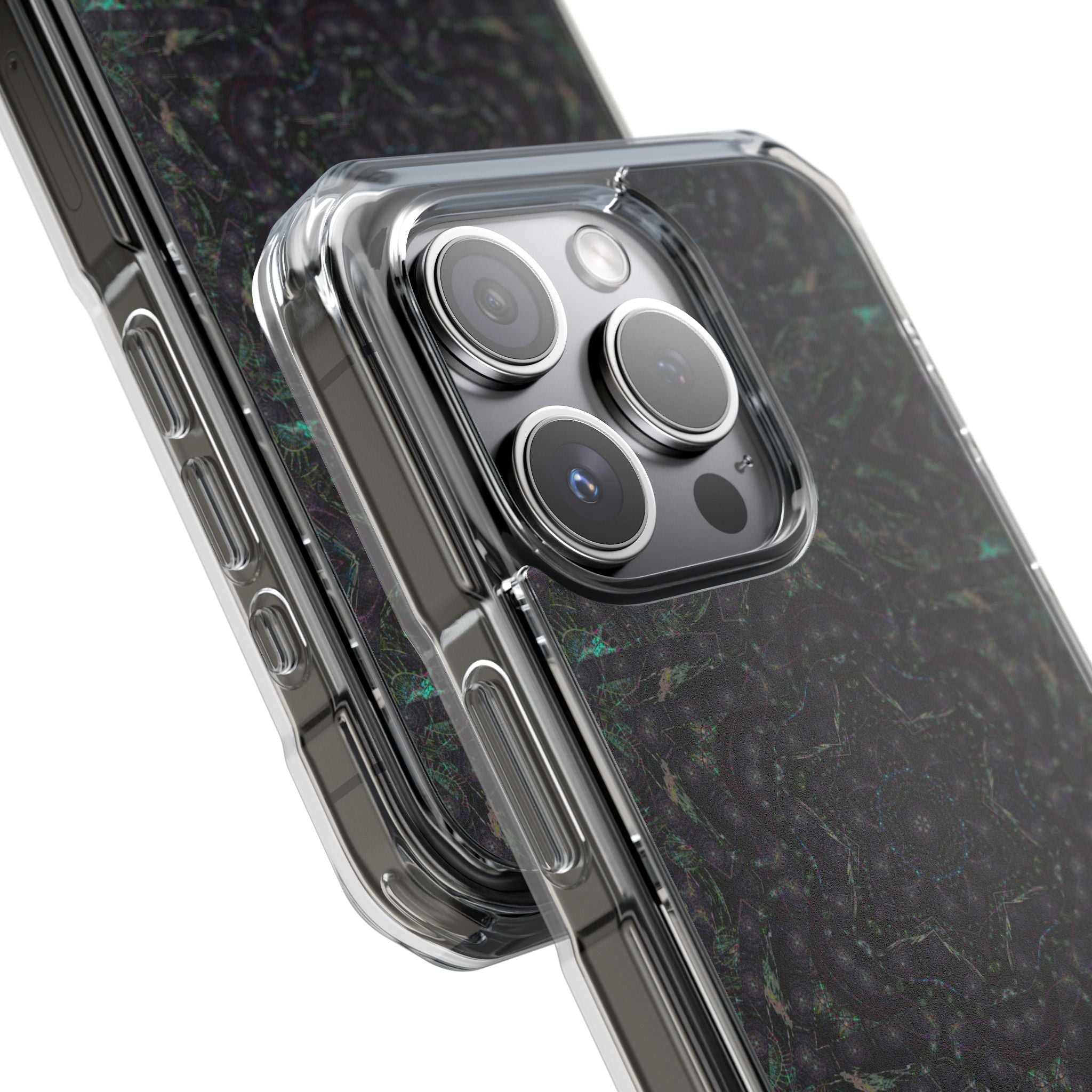 iPhone 15 Magnetic Clear Impact Case - P5 Kaleidoscopic No.31