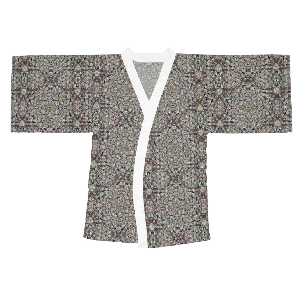 Long Sleeve Kimono Robe - P5 Kaleidoscopic No.25