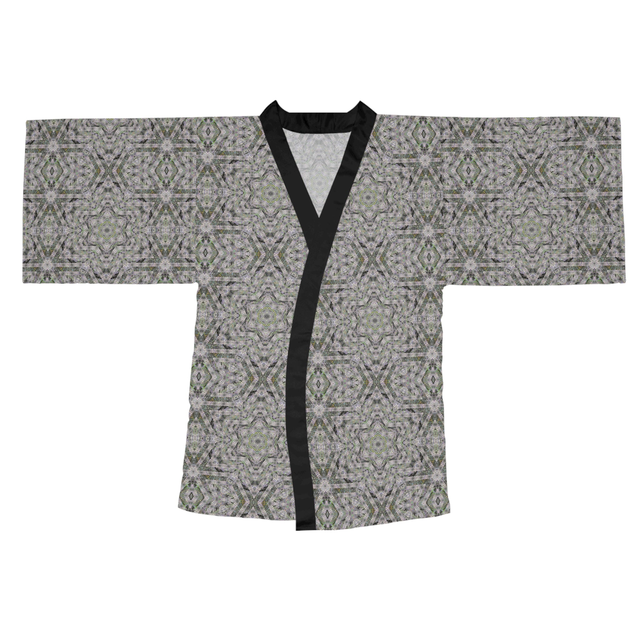 Long Sleeve Kimono Robe - P5 Kaleidoscopic No.27