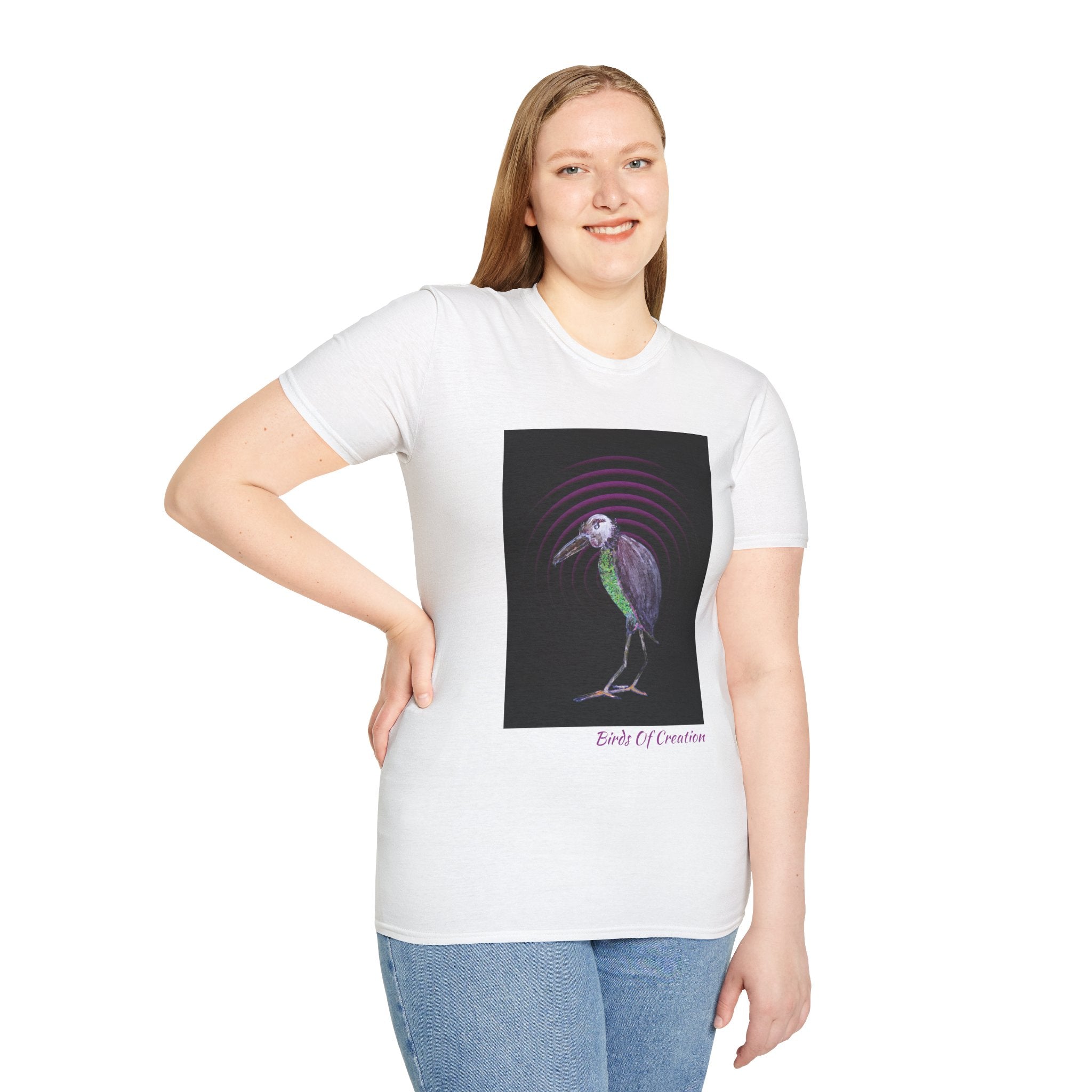 Unisex Softstyle T-Shirt - Birds Of Creation No.2b
