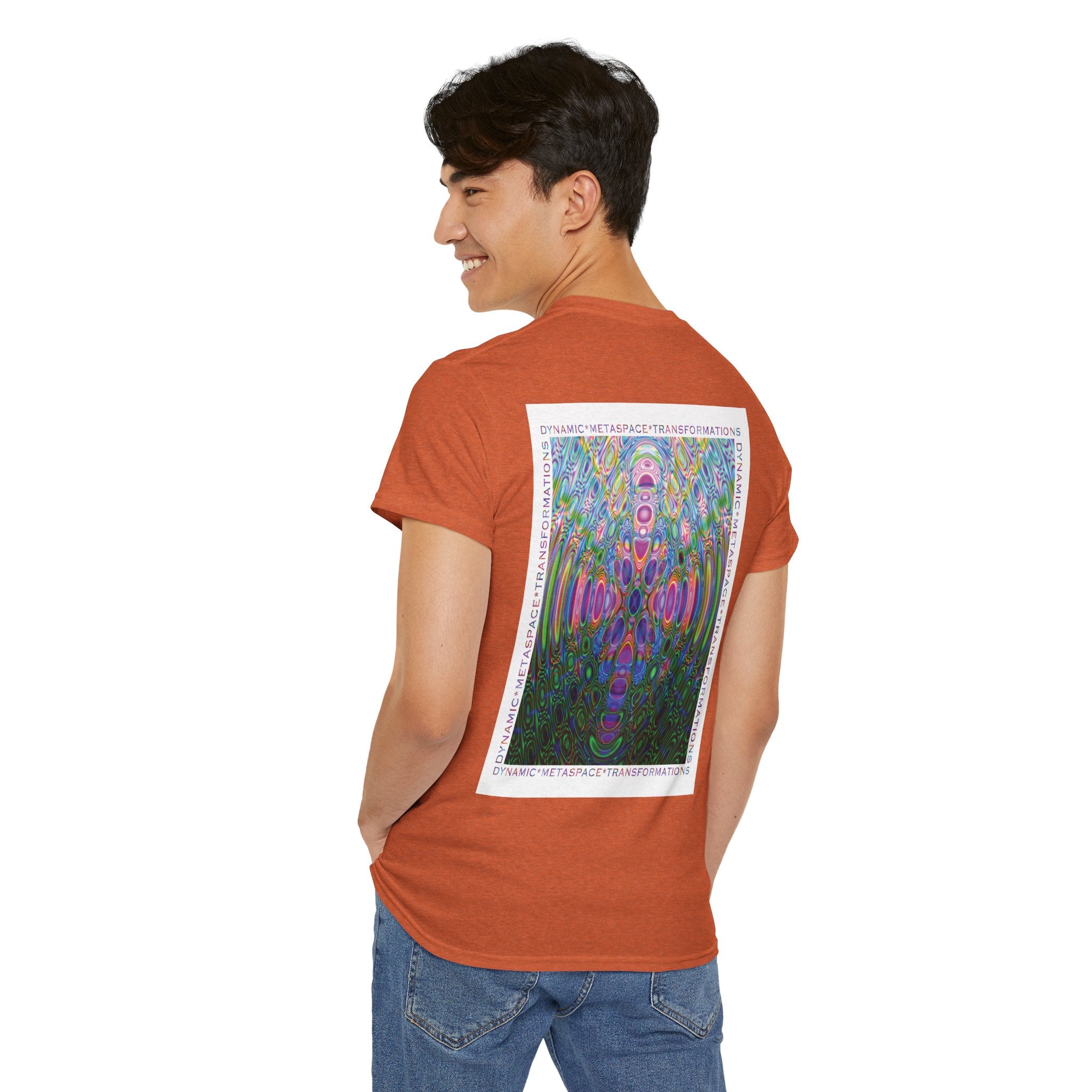 Unisex Heavy Cotton Tee (Back) - DMT Seer No.2
