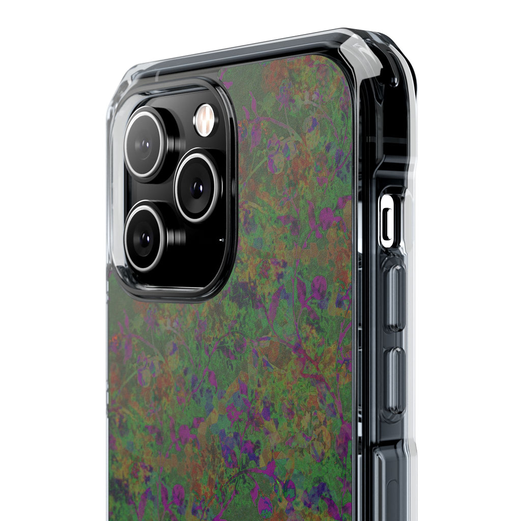 iPhone 14 Magnetic Clear Impact Case - Hidden Weave Series V3 No.24