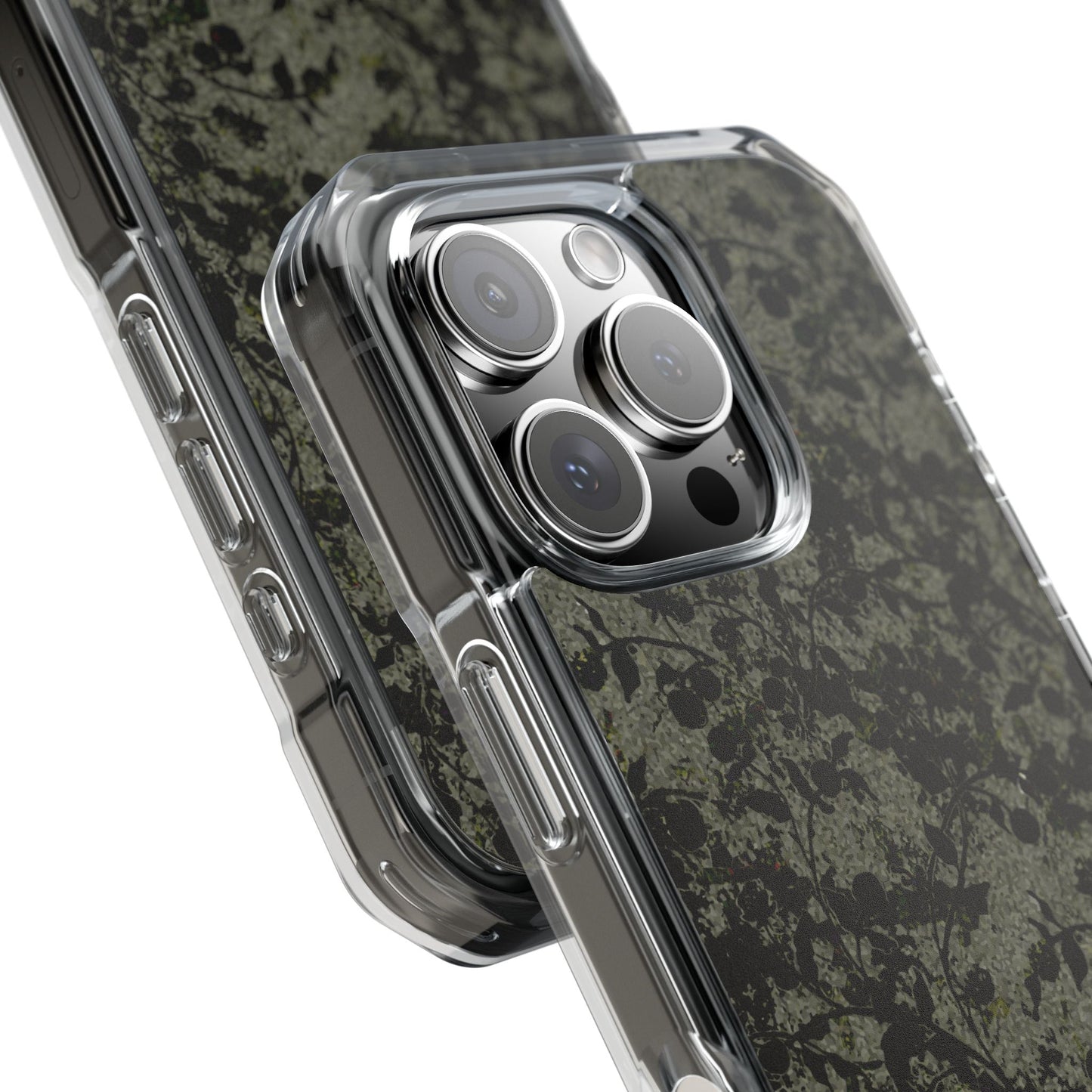 iPhone 16 Magnetic Clear Impact Case - Hidden Weave Series V3 No.25
