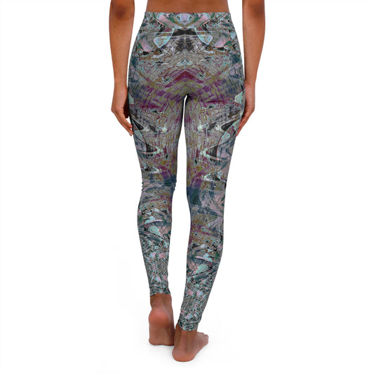 Spandex Leggings - Love Light Fractals No.5a
