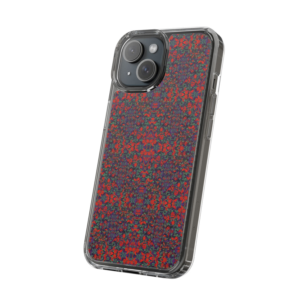 iPhone 15 Clear Case – Hidden Weave Series No.25