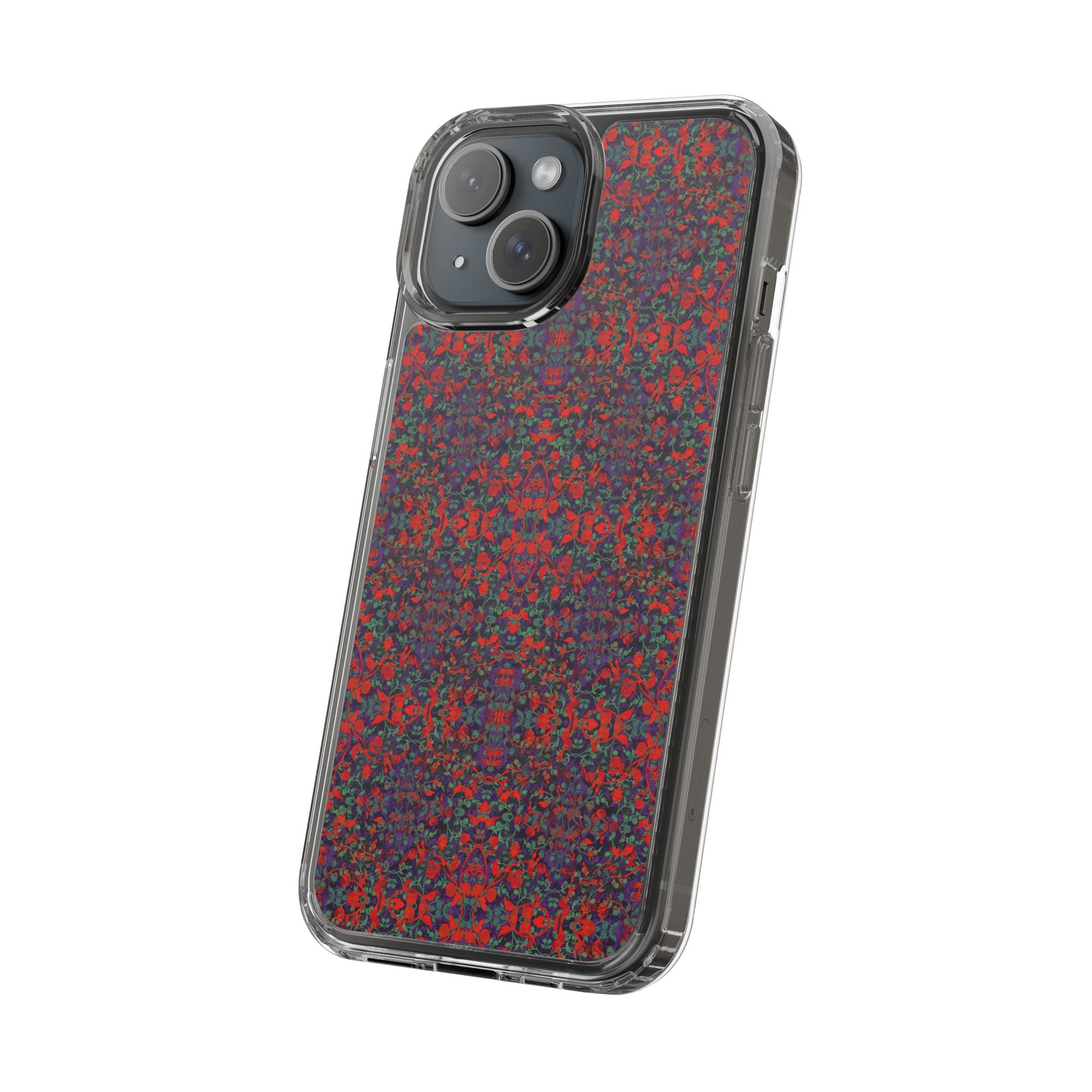 iPhone 15 Clear Case – Hidden Weave Series No.25