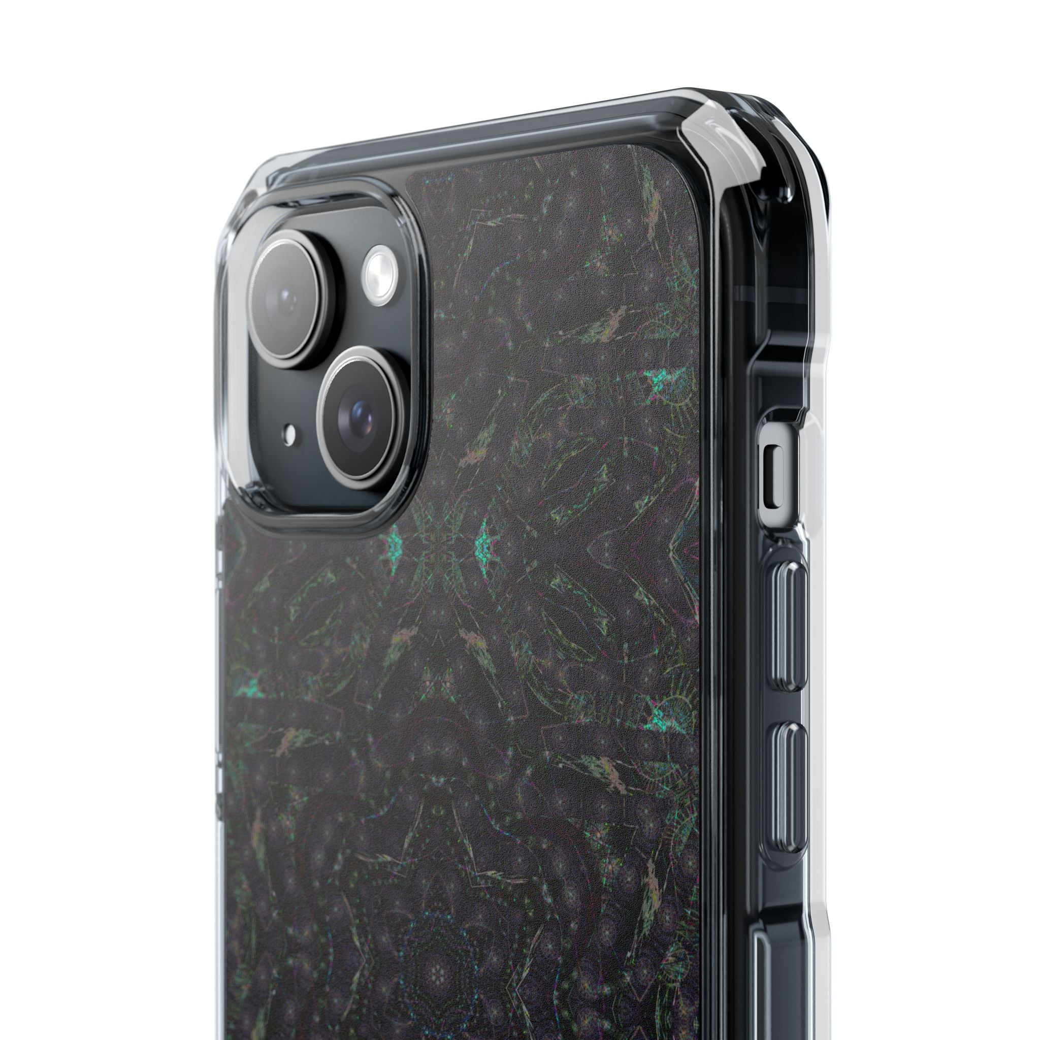 iPhone 15 Magnetic Clear Impact Case - P5 Kaleidoscopic No.31