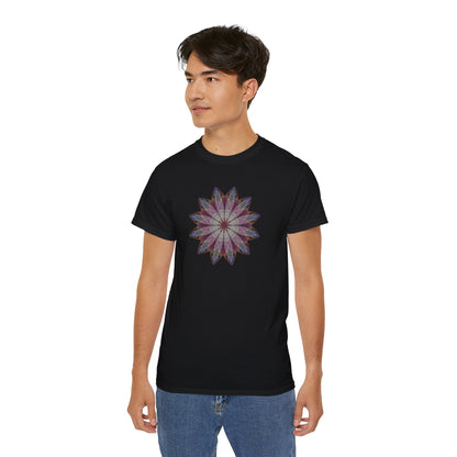 Unisex Ultra Cotton Tee - Love Light Mandalas No.9