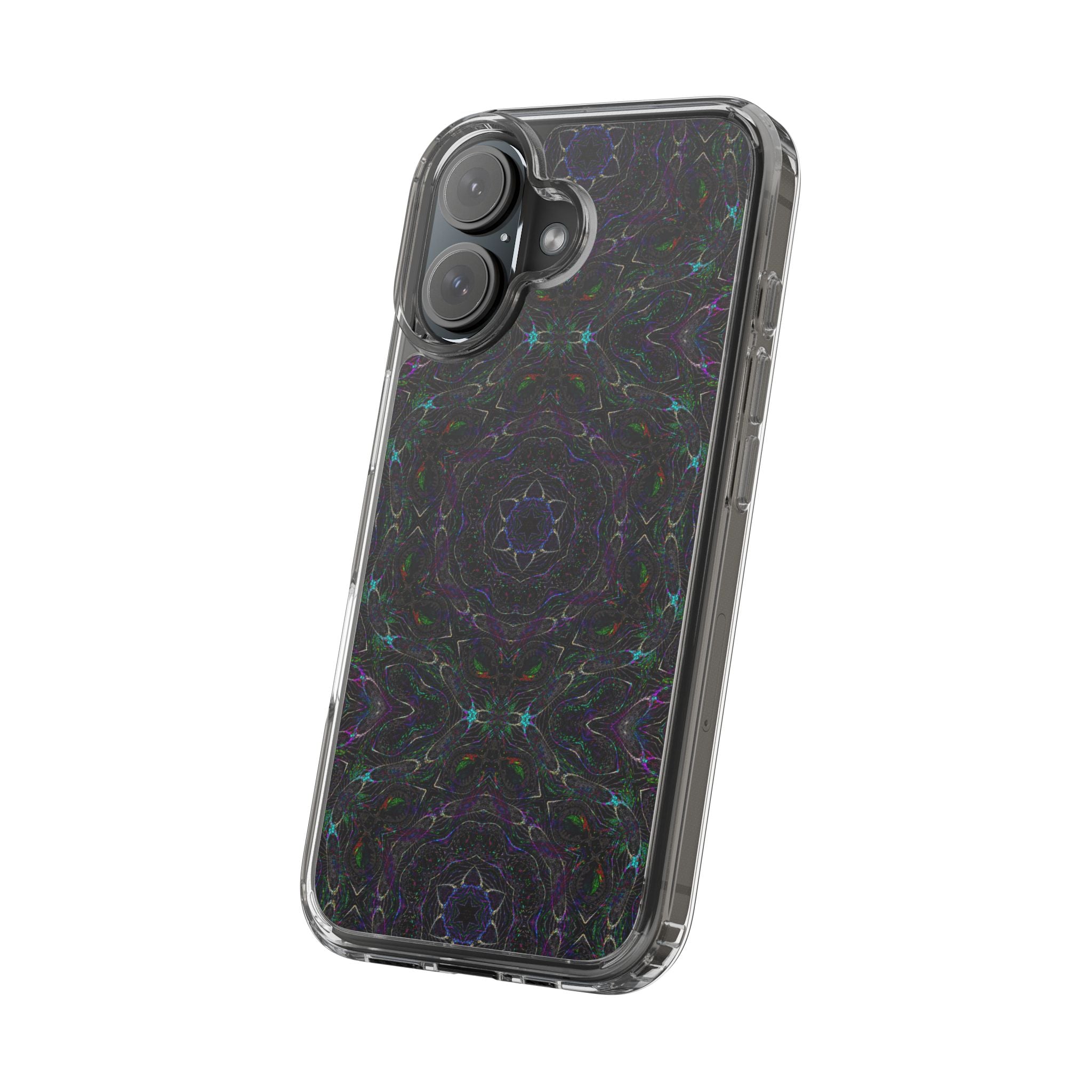iPhone 16 Clear Case – P5 Kaleidoscopic No.32
