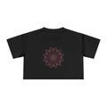 Women's Cropped Tee - Love Light Mandalas No.8