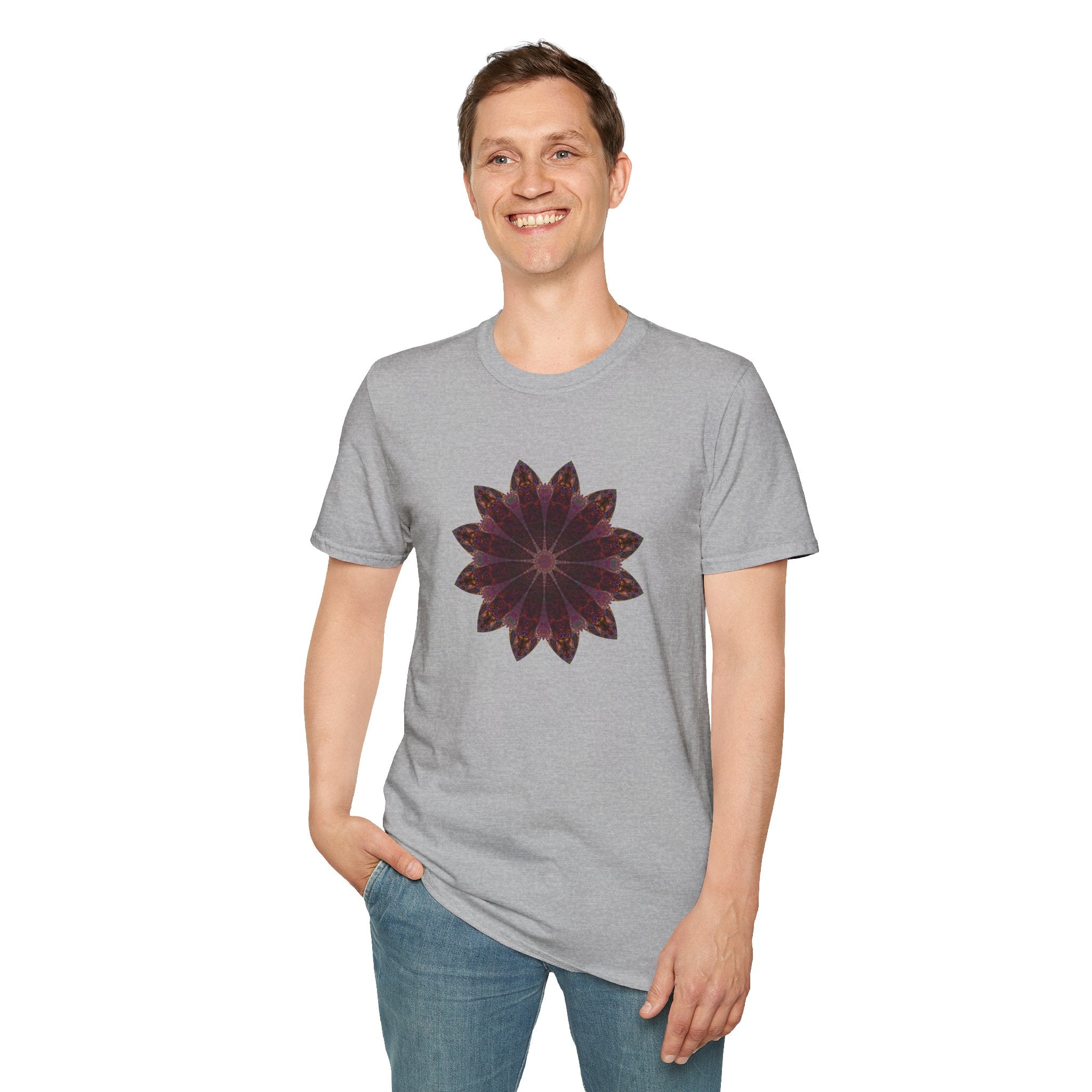 Unisex Softstyle T-Shirt - Love Light Mandalas No.5