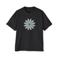 Men's Heavy Oversized Tee - Love Light Mandalas No.22
