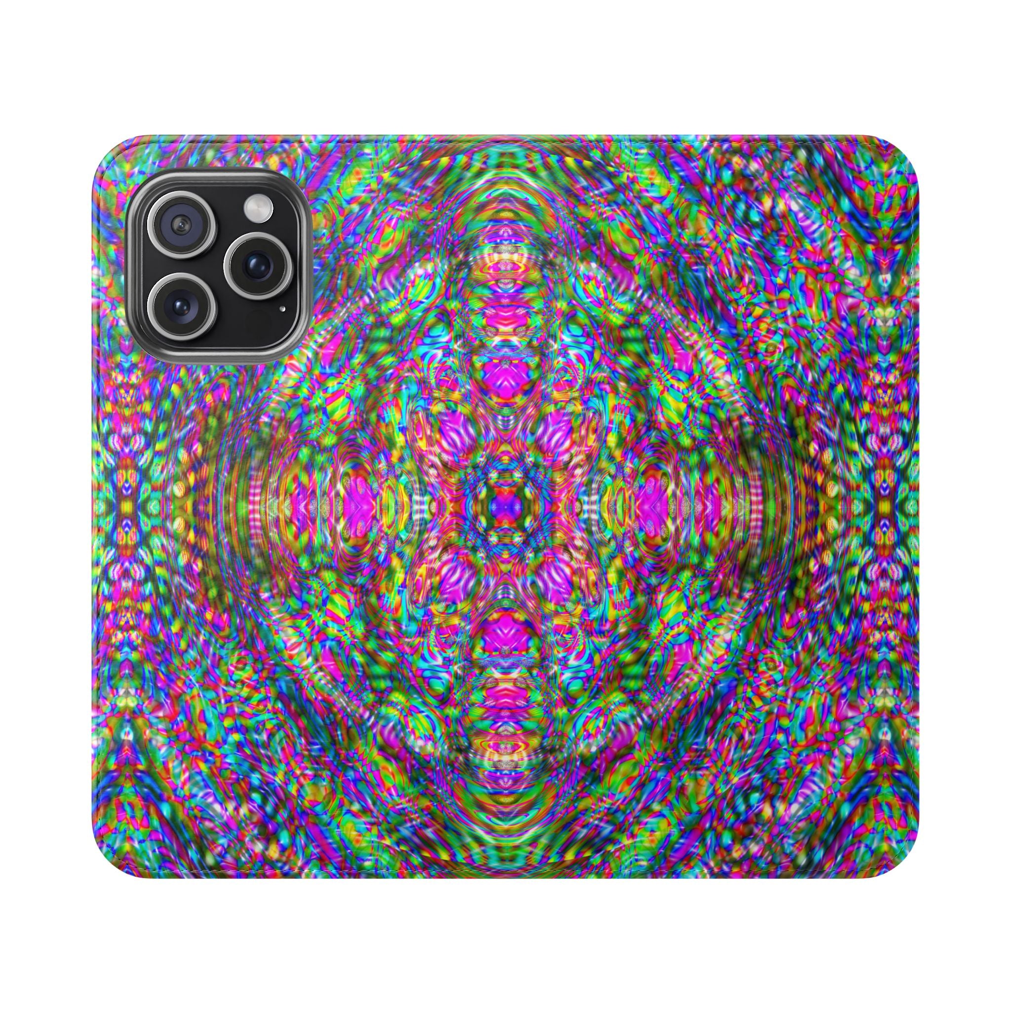 iPhone 15 Flip Case - DMT Scribe Tiles No.4