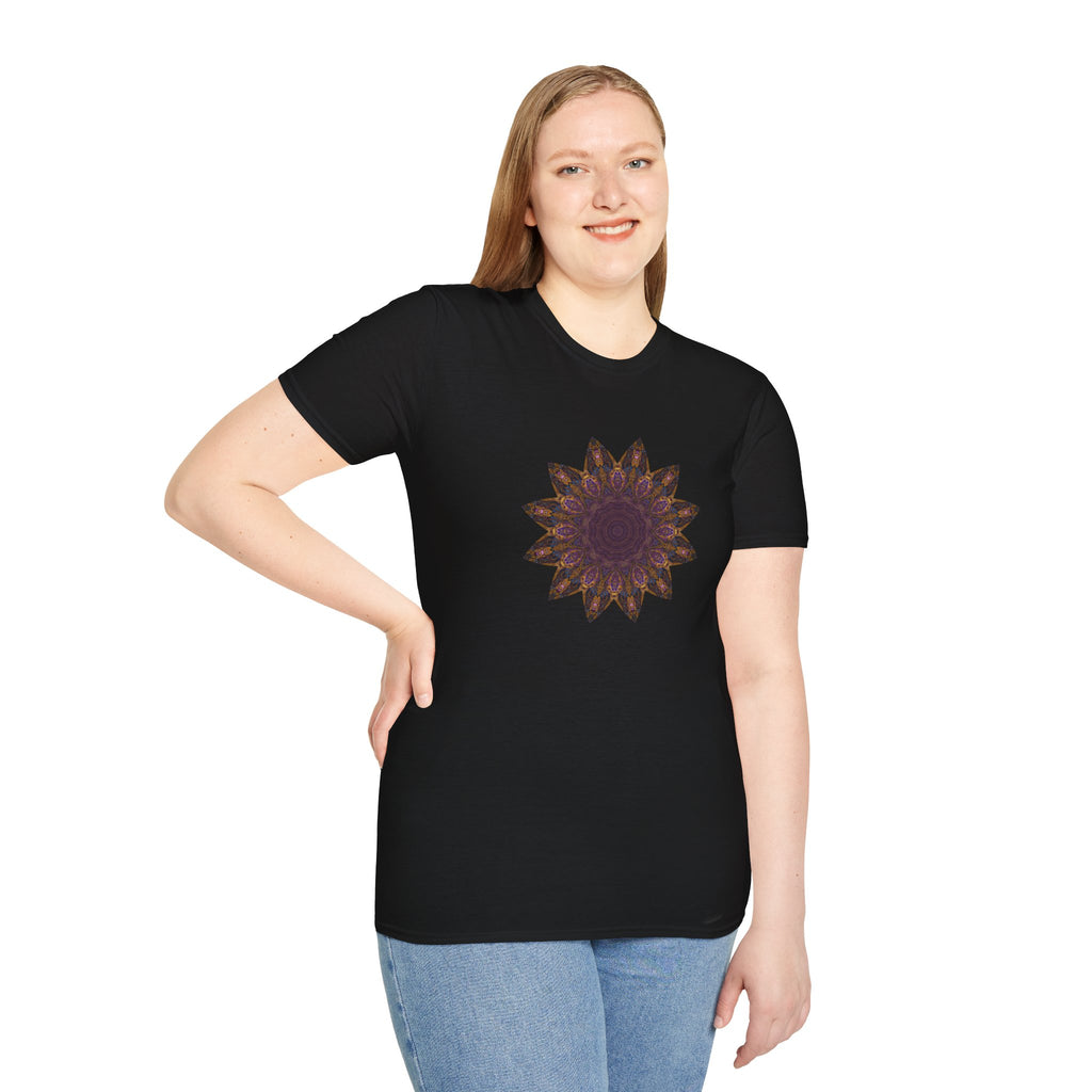 Unisex Softstyle T-Shirt - Love Light Mandalas No.1