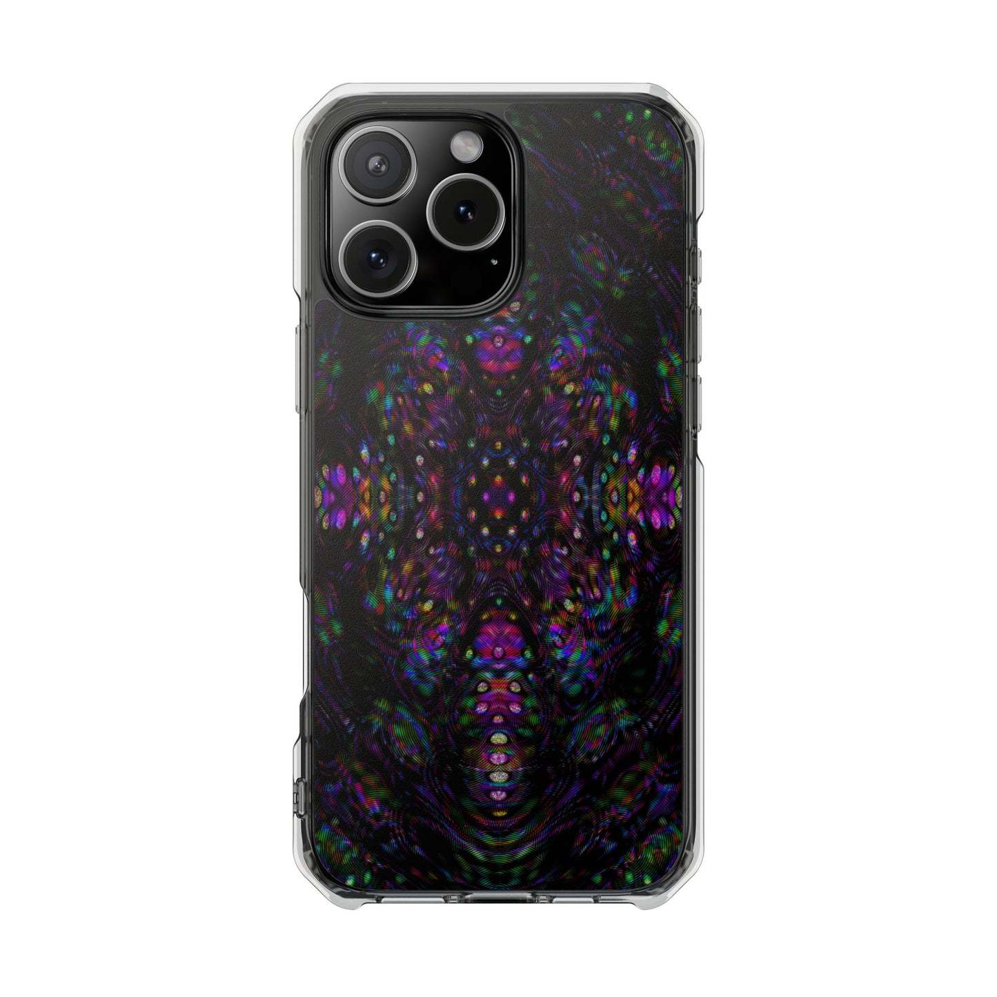 iPhone 16 Magnetic Clear Impact Case - DMT Scribe Tiles No.3