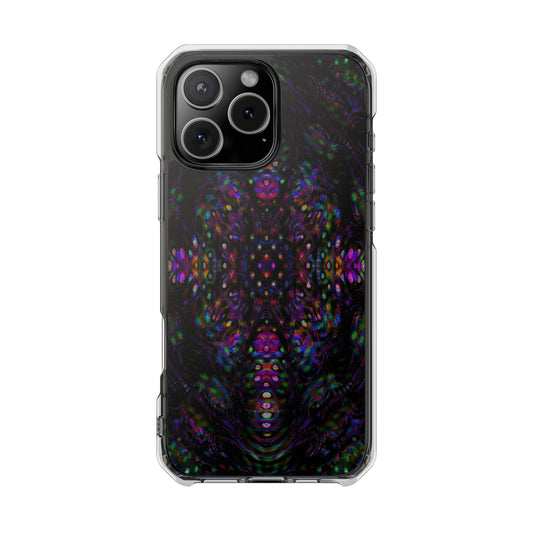 iPhone 16 Magnetic Clear Impact Case - DMT Scribe Tiles No.3