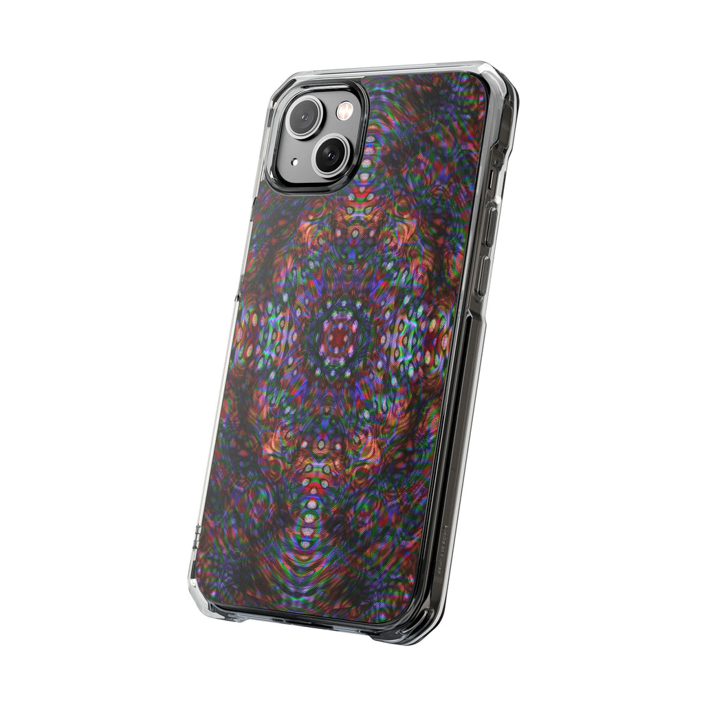 iPhone 14 Magnetic Clear Impact Case - DMT Scribe Tiles No.1