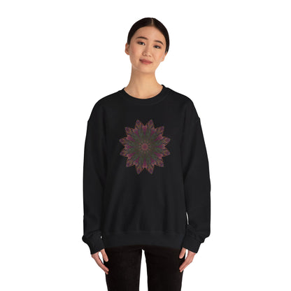 Unisex Heavy Blend™ Crewneck Sweatshirt - Love Light Mandalas No.7