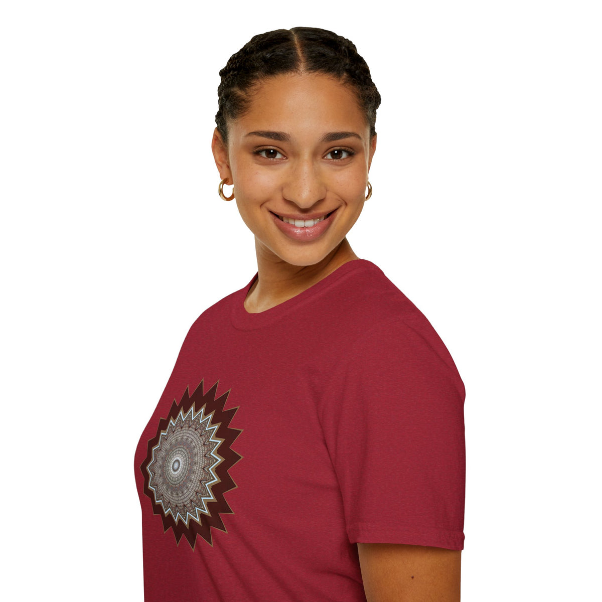 Unisex Softstyle T-Shirt - Mycelium Mandalas No.1