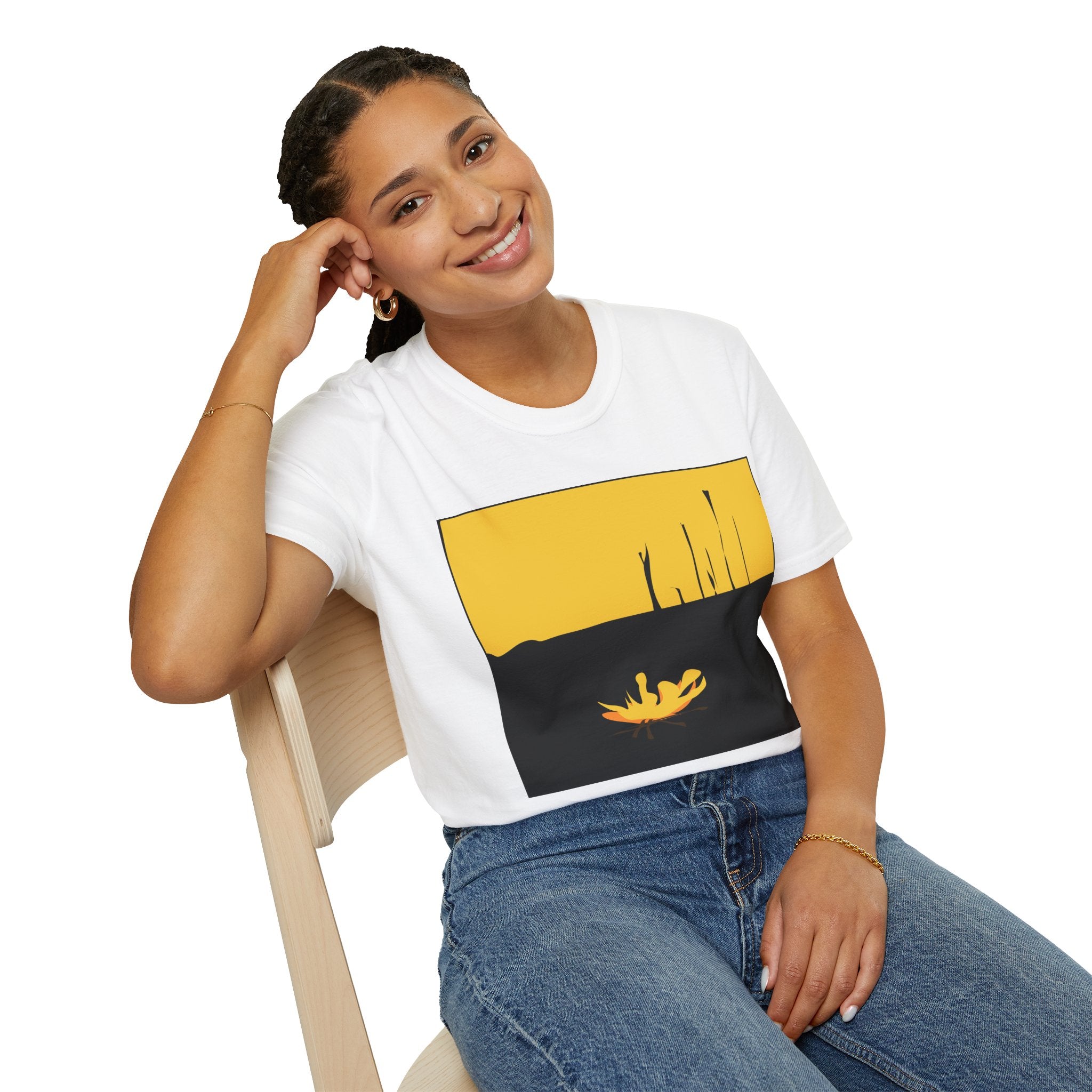 Unisex Softstyle T-Shirt - The Traveller Series (Fire)