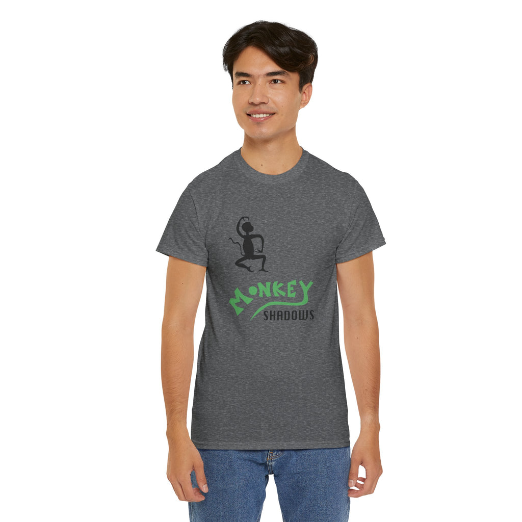 Unisex Heavy Cotton Tee - Monkey Shadows