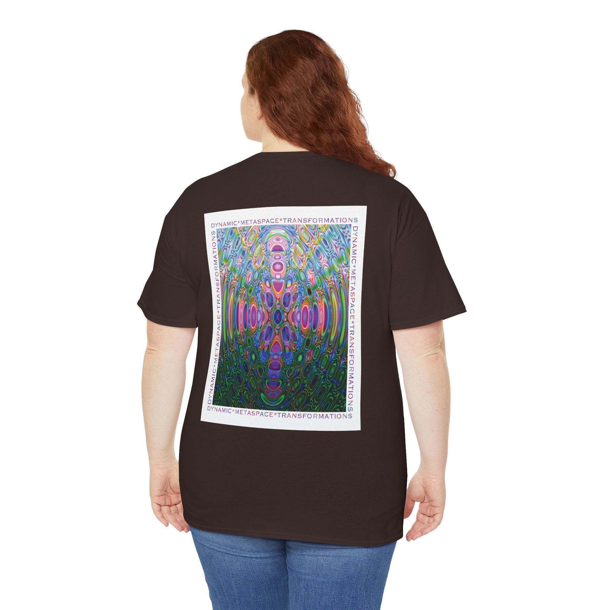 Unisex Heavy Cotton Tee (Back) - DMT Seer No.2