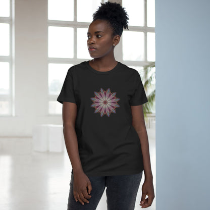 Women’s Maple Tee - Love Light Mandalas No.9