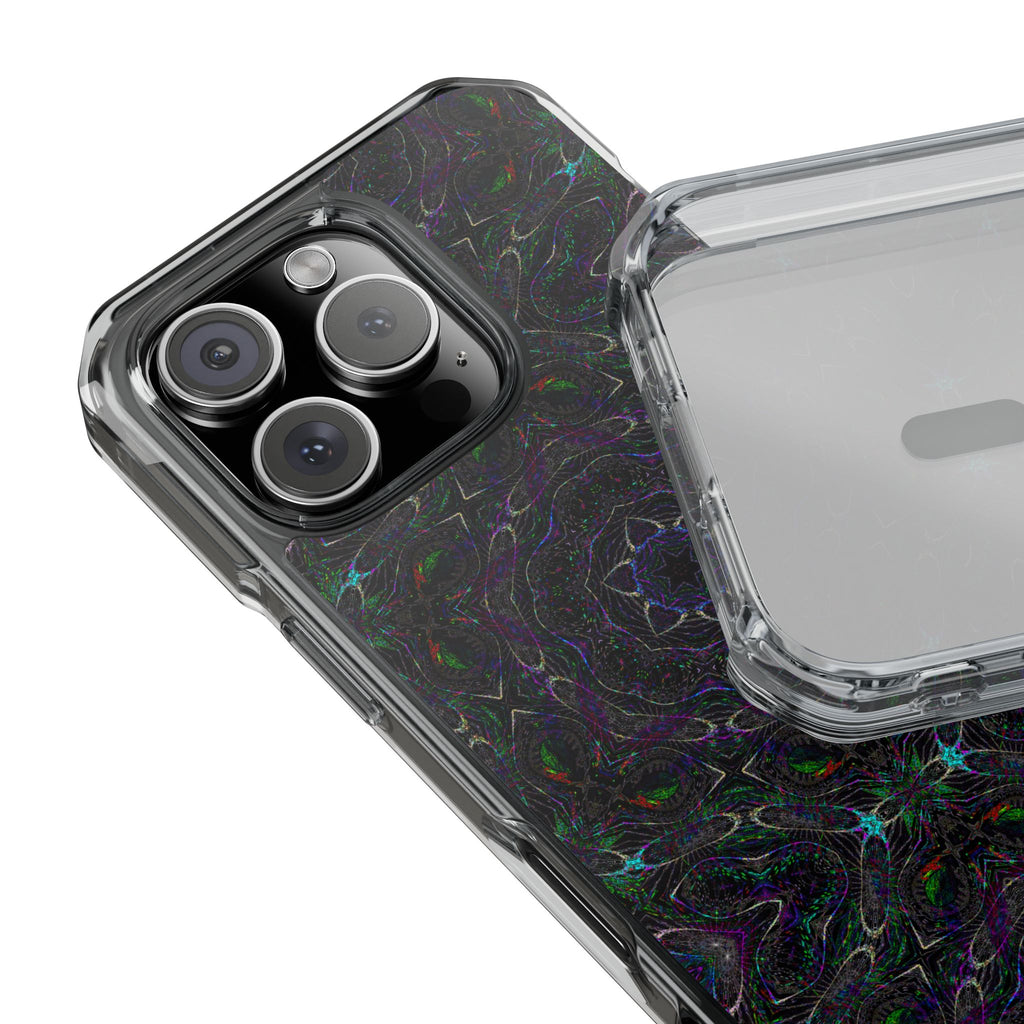 iPhone 16 Magnetic Clear Impact Case - P5 Kaleidoscopic No.32