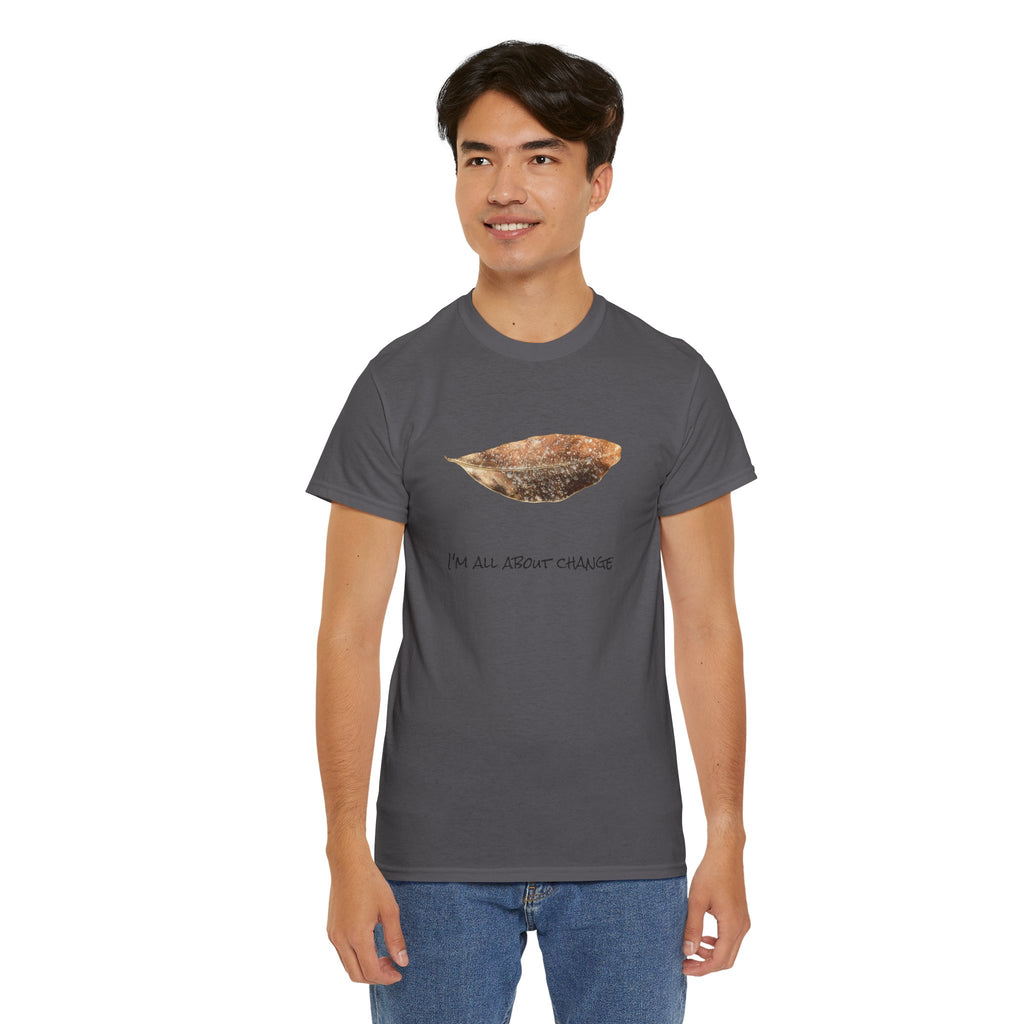 Unisex Heavy Cotton Tee - All About Change No.1