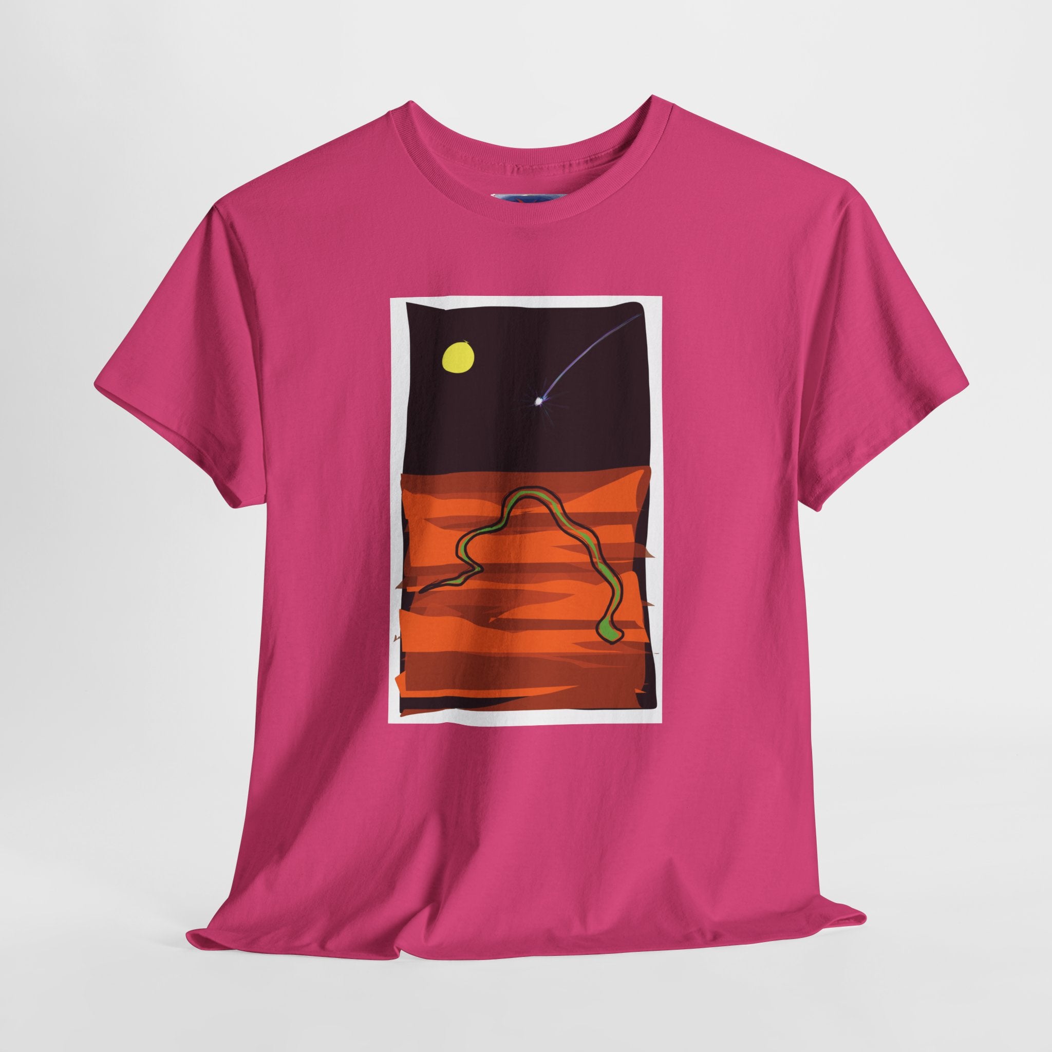 Unisex Heavy Cotton Tee - The Traveller Series (Shooting Star)