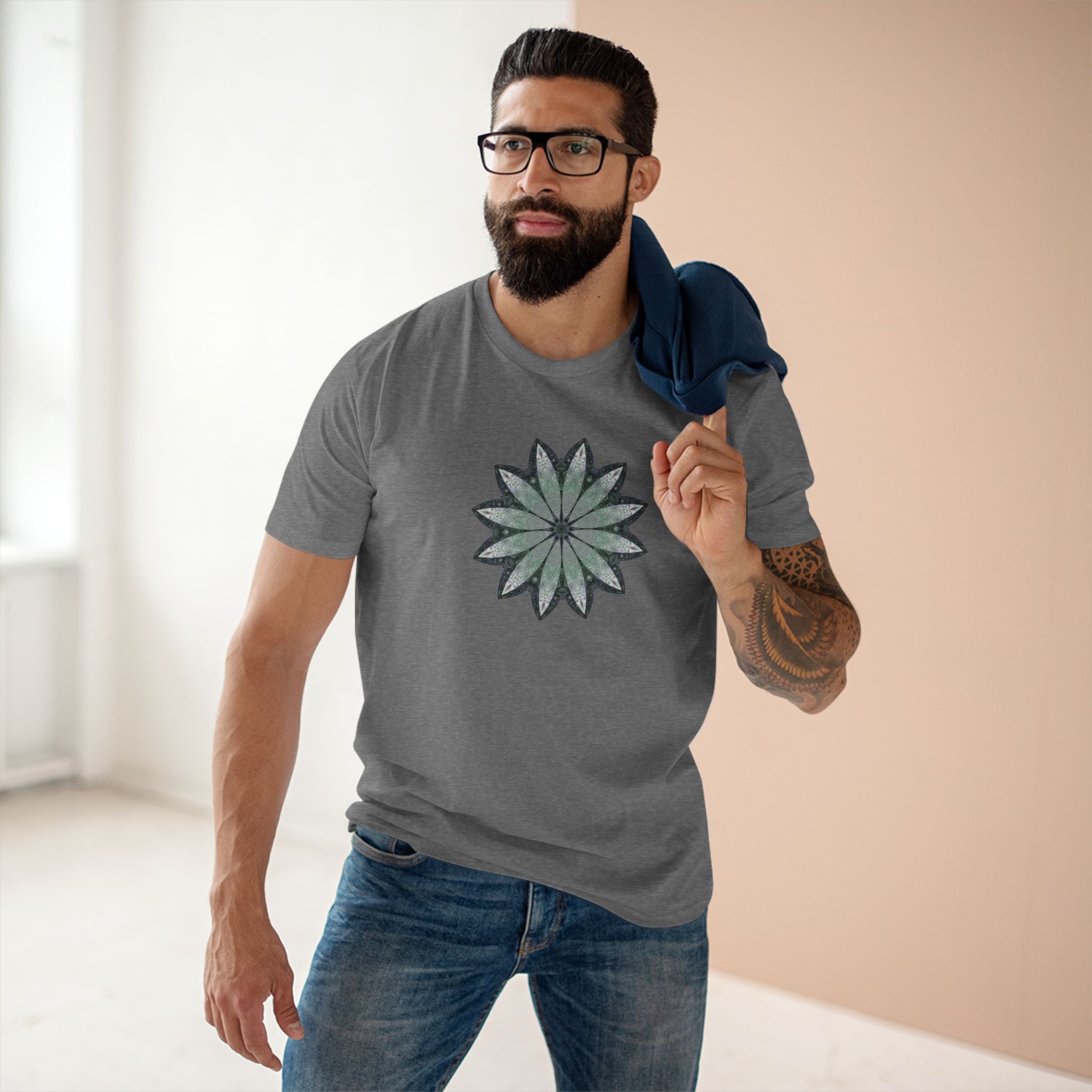 Men's Staple Tee - Love Light Mandalas No.22