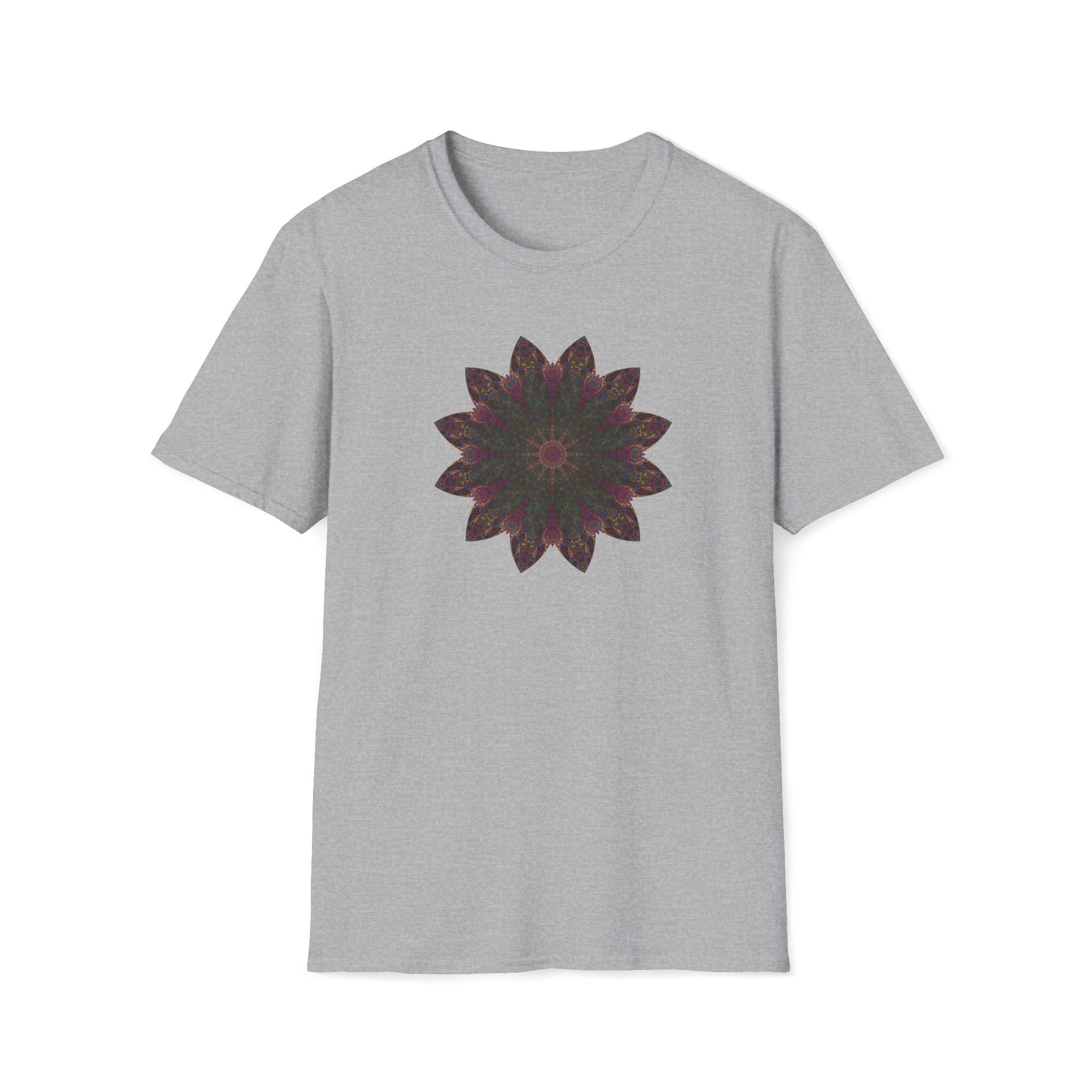 Unisex Softstyle T-Shirt - Love Light Mandalas No.7