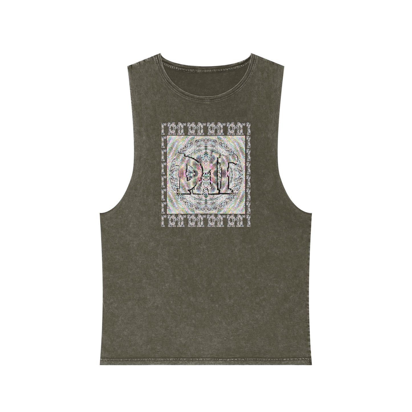 Unisex Stonewash Tank Top - DMT Scribe No.7