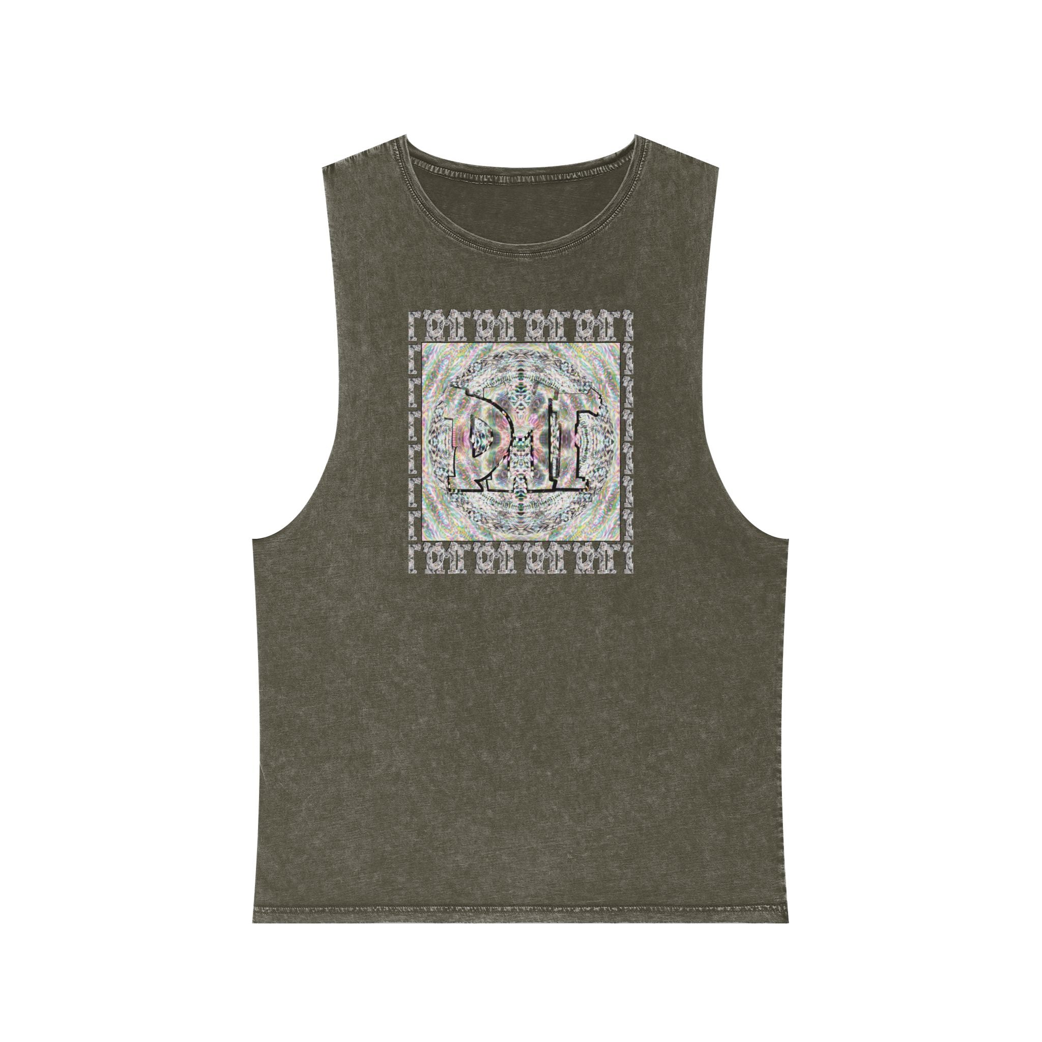 Unisex Stonewash Tank Top - DMT Scribe No.7