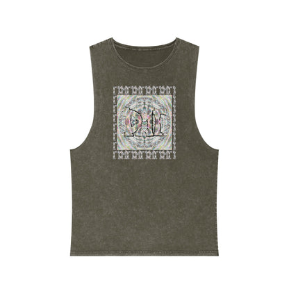 Unisex Stonewash Tank Top - DMT Scribe No.7