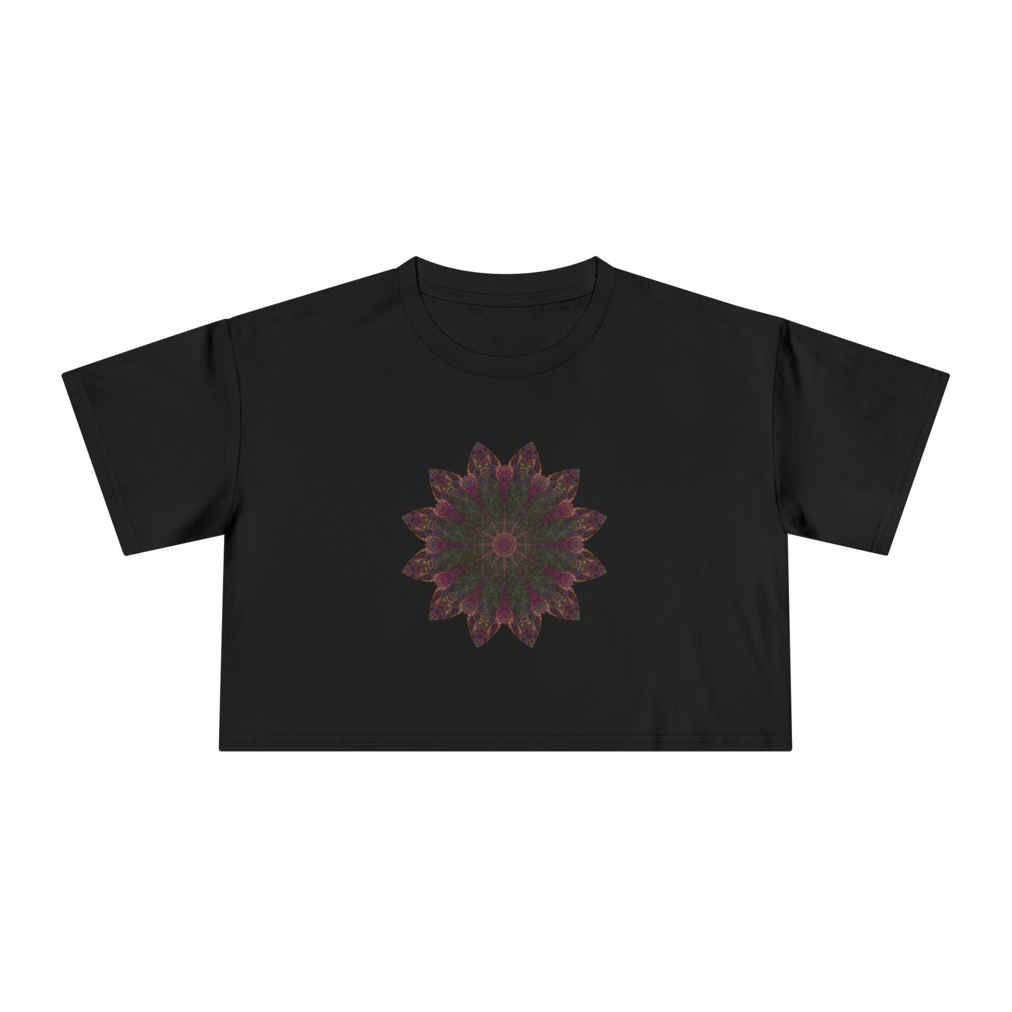 Women's Cropped Tee - Love Light Mandalas No.7