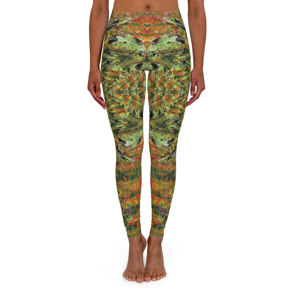 Spandex Leggings - Love Light Fractals No.4b