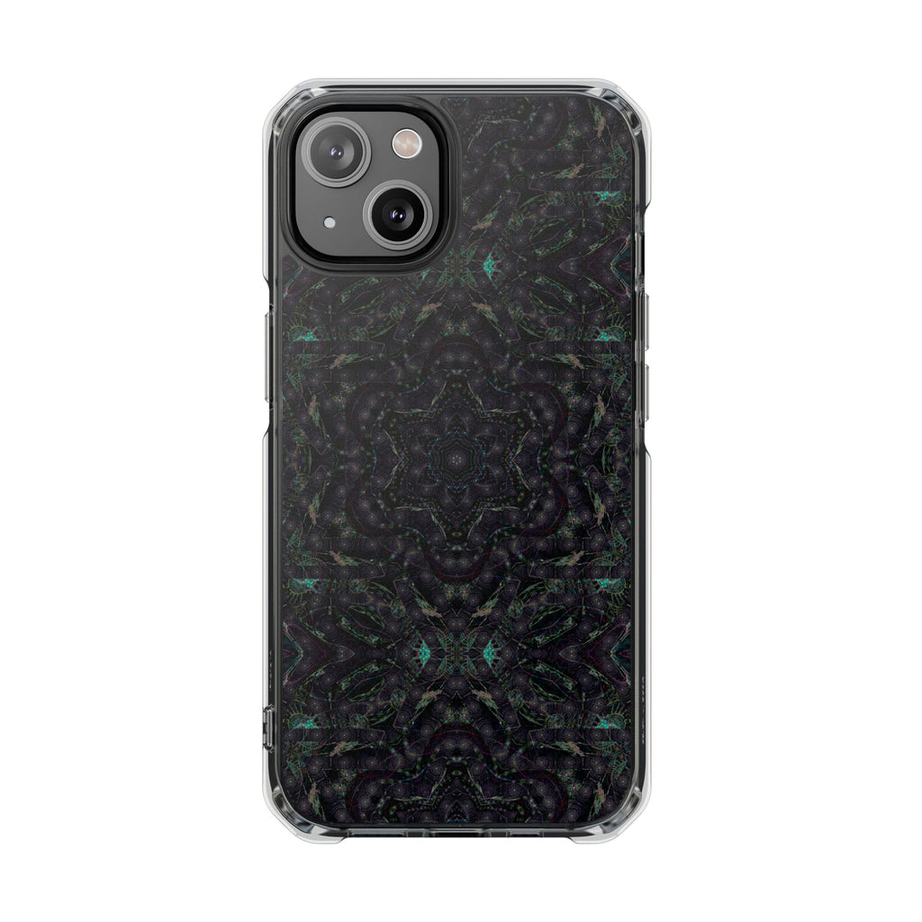 iPhone 14 Magnetic Clear Impact Case - P5 Kaleidoscopic No.31