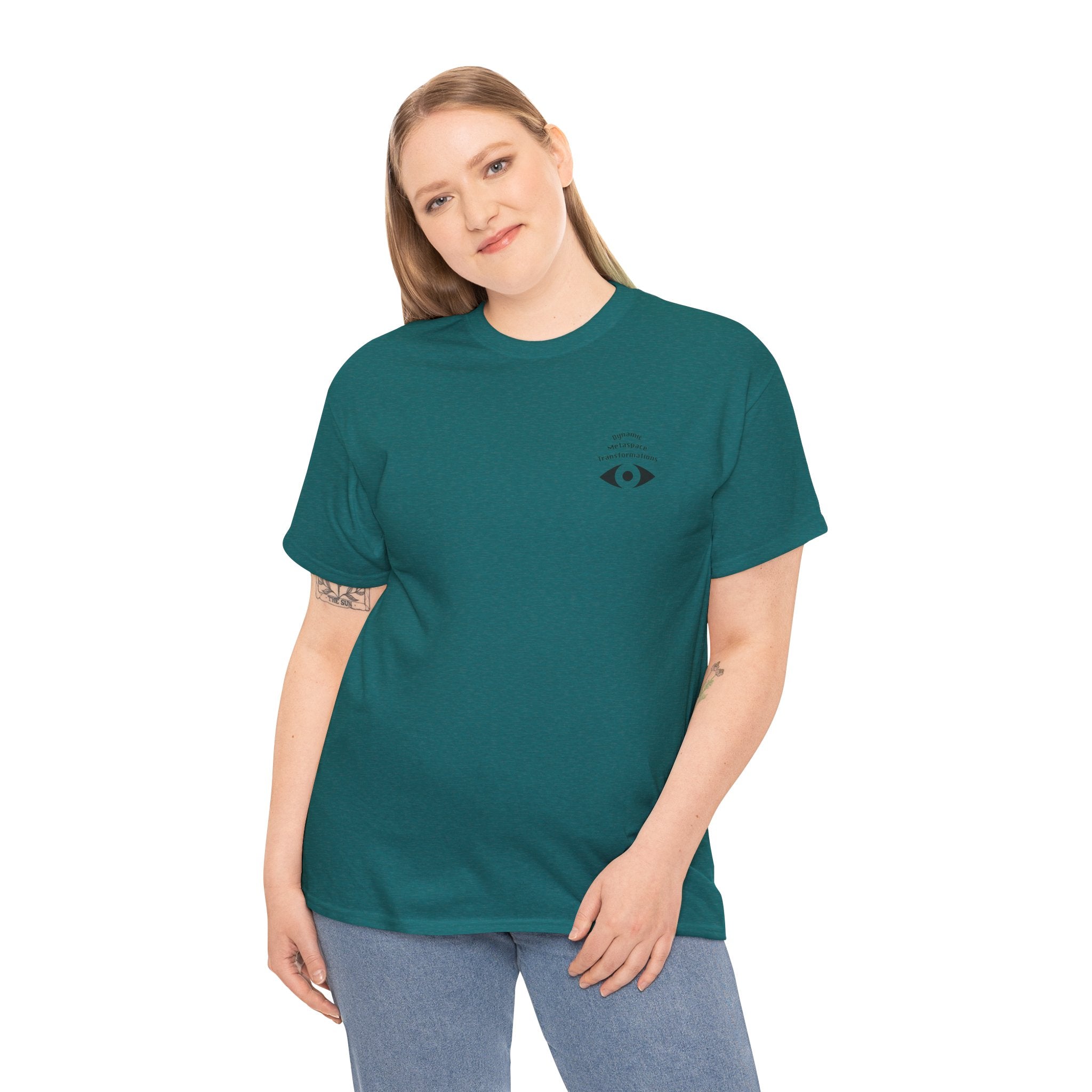Unisex Heavy Cotton Tee (Back) - DMT Seer No.1