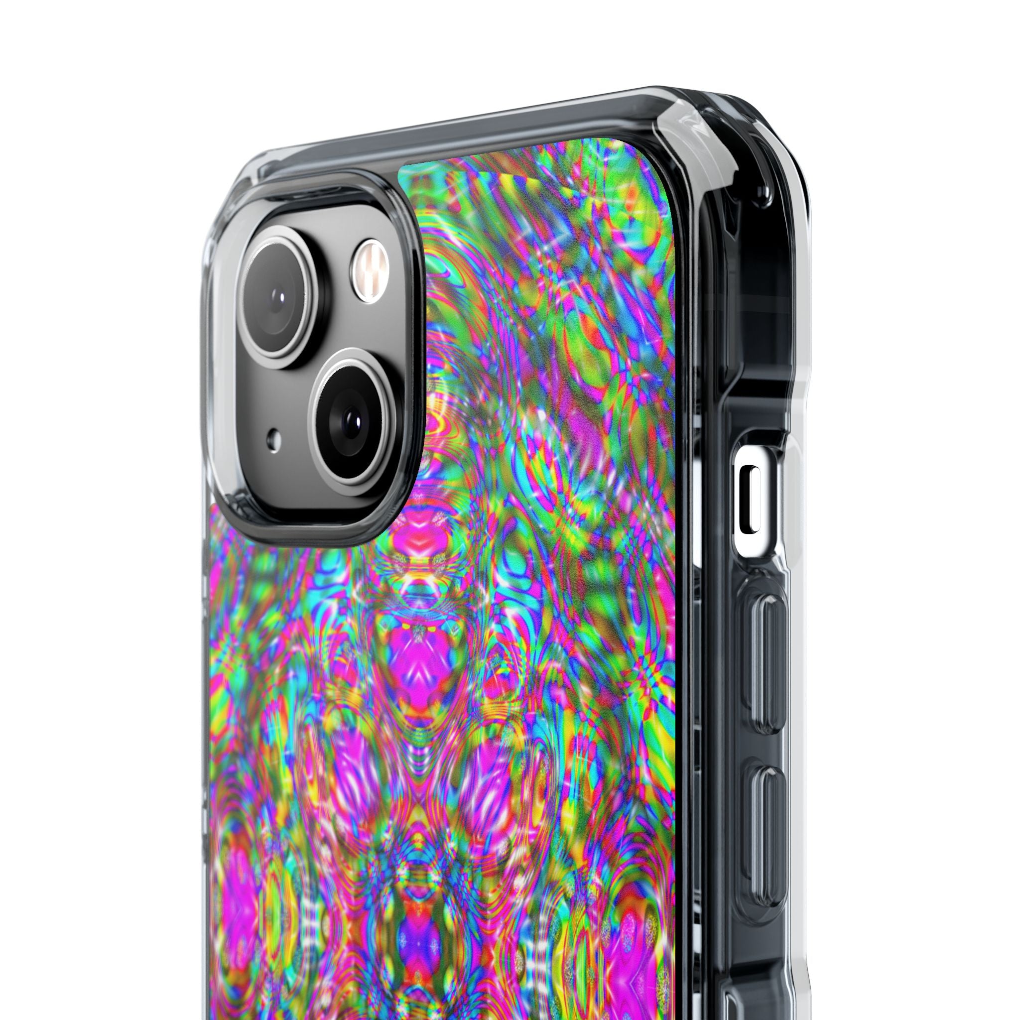iPhone 14 Magnetic Clear Impact Case - DMT Scribe Tiles No.4