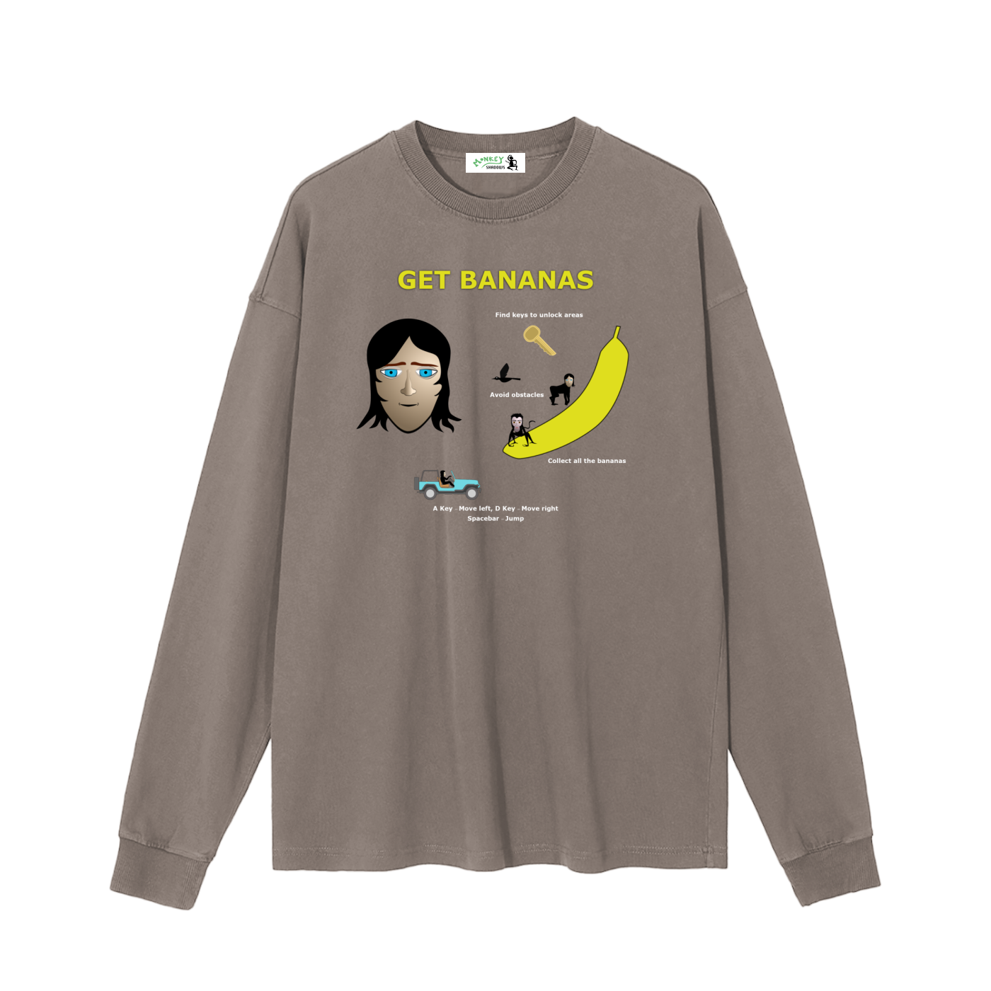 Vintage Washed Long Sleeve T-Shirt