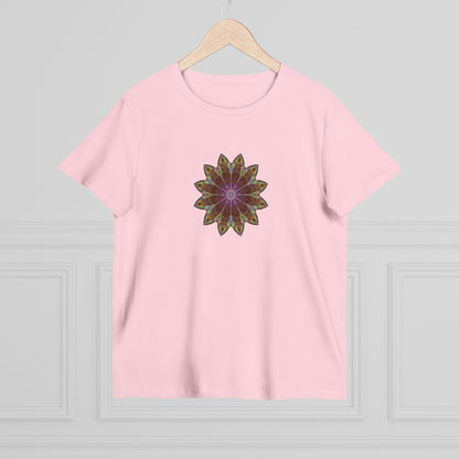 Women’s Maple Tee - Love Light Mandalas No.13