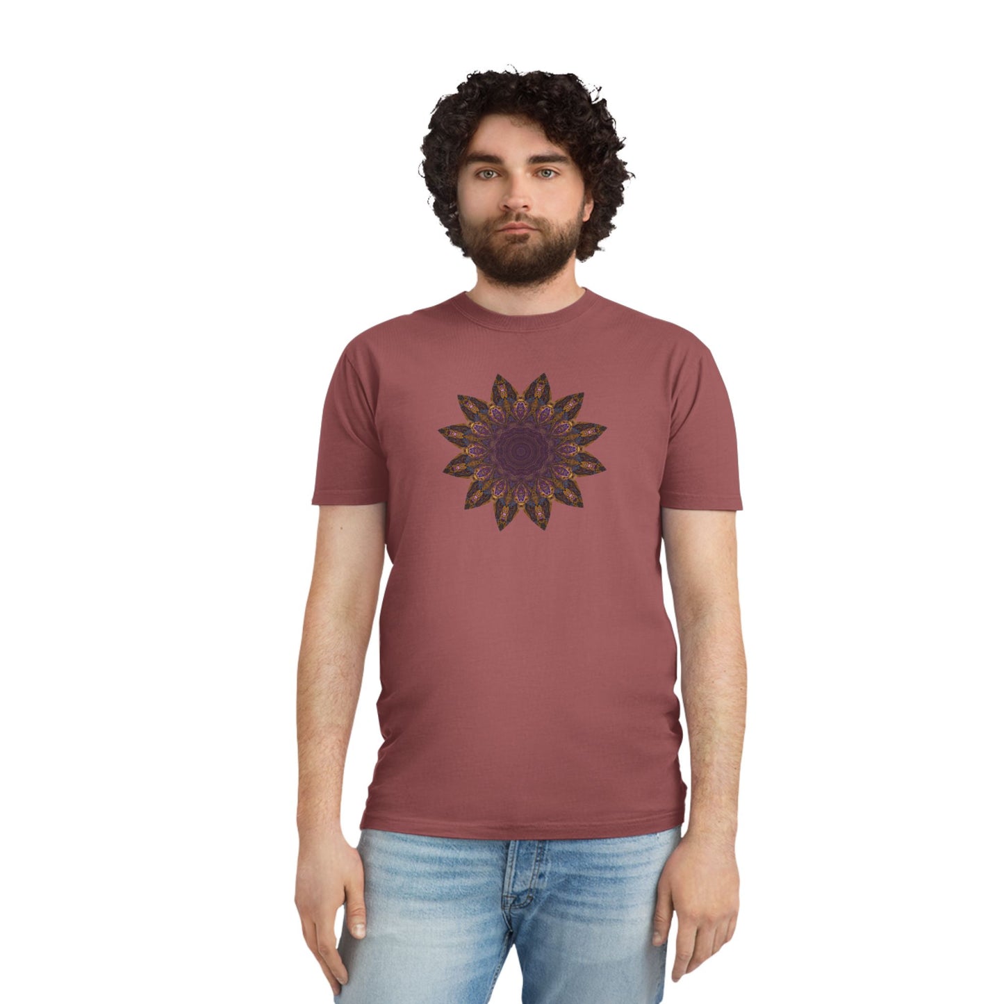 Unisex Faded Shirt - Love Light Mandalas No.1