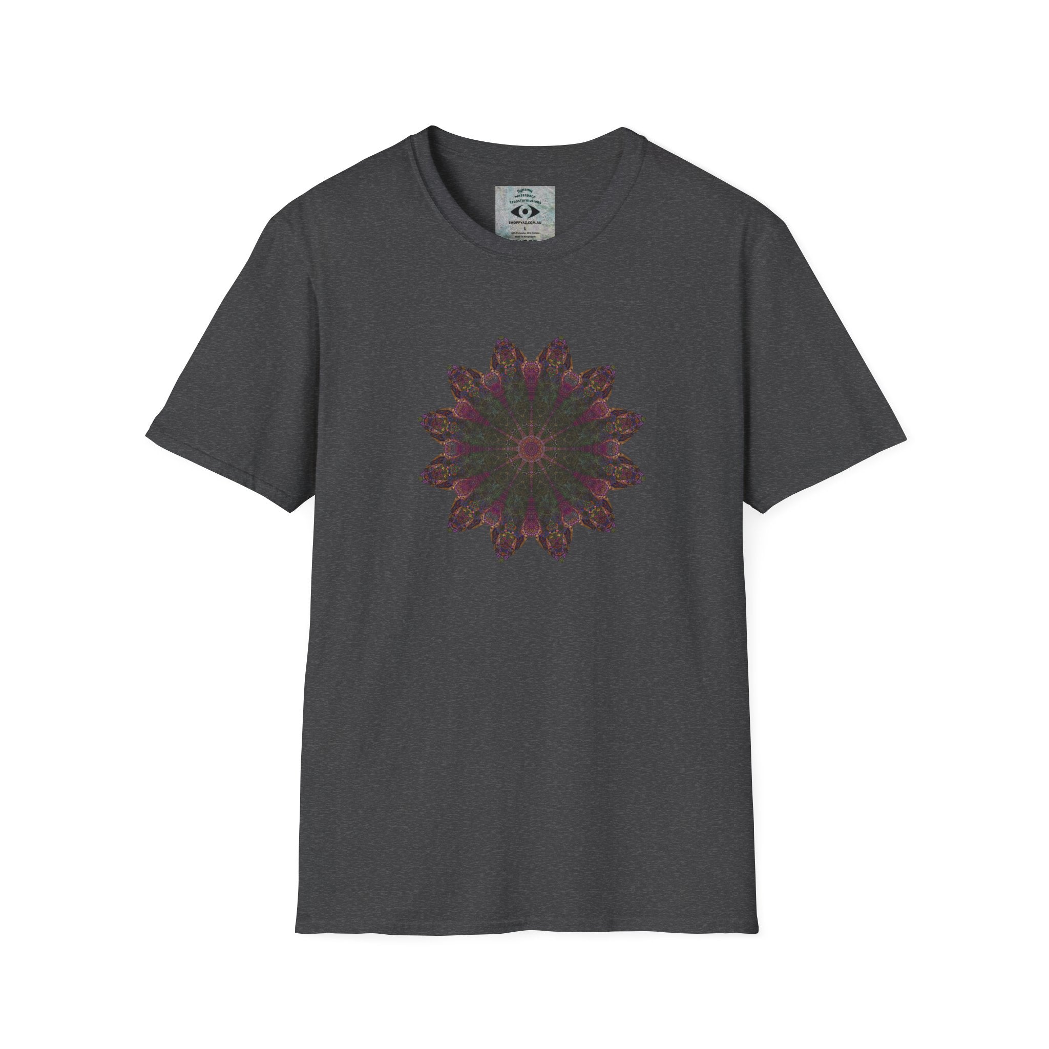 Unisex Softstyle T-Shirt - Love Light Mandalas No.7