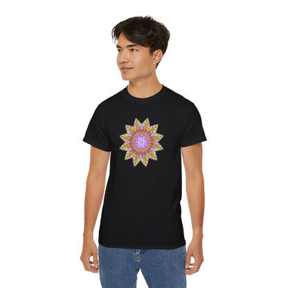 Unisex Ultra Cotton Tee - Love Light Mandalas No.14