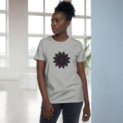 Women’s Maple Tee - Love Light Mandalas No.25