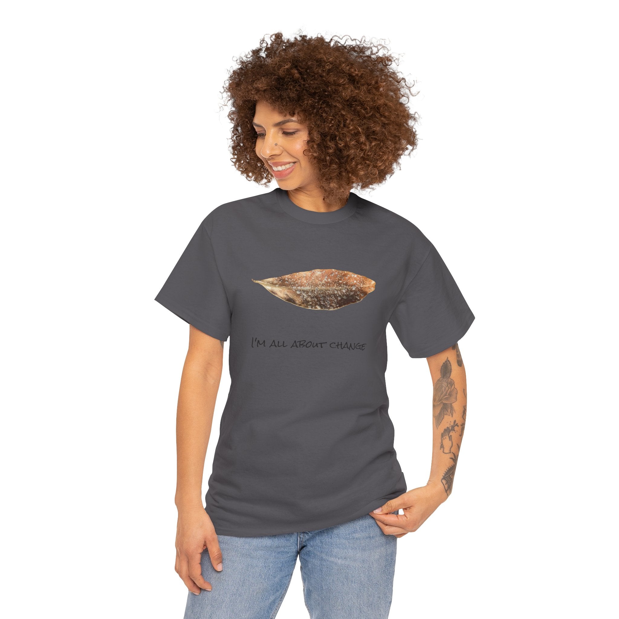 Unisex Heavy Cotton Tee - All About Change No.1