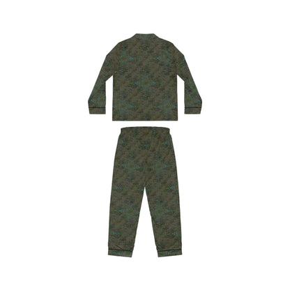 Women's Satin Pajamas - Hidden Weave No.9